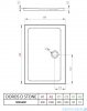 Radaway Doros D Stone brodzik 100x90 kaszmirowy SDRD1090-01-84S